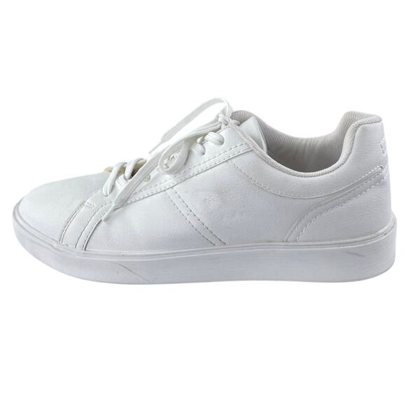 Zara Men's White Leather Low Top Lace Up Athletic Sneakers Shoes Size 45 US 11 - Picture 1 of 5